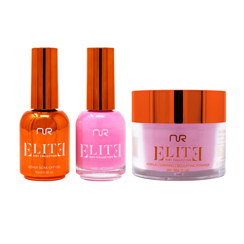 NR Elite 4in1:Gel+Lacquer+Dip|Acrylic -  #EMS44 Bubblegum Bliss