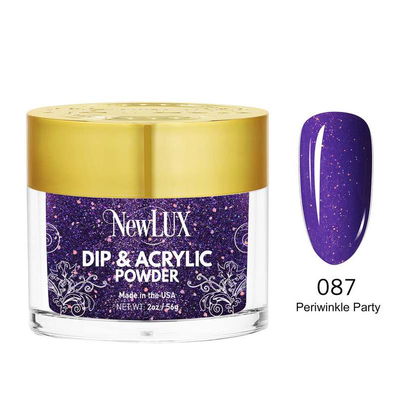 NewLux Dip & Acrylic 2oz  - #087 Periwinkle Party