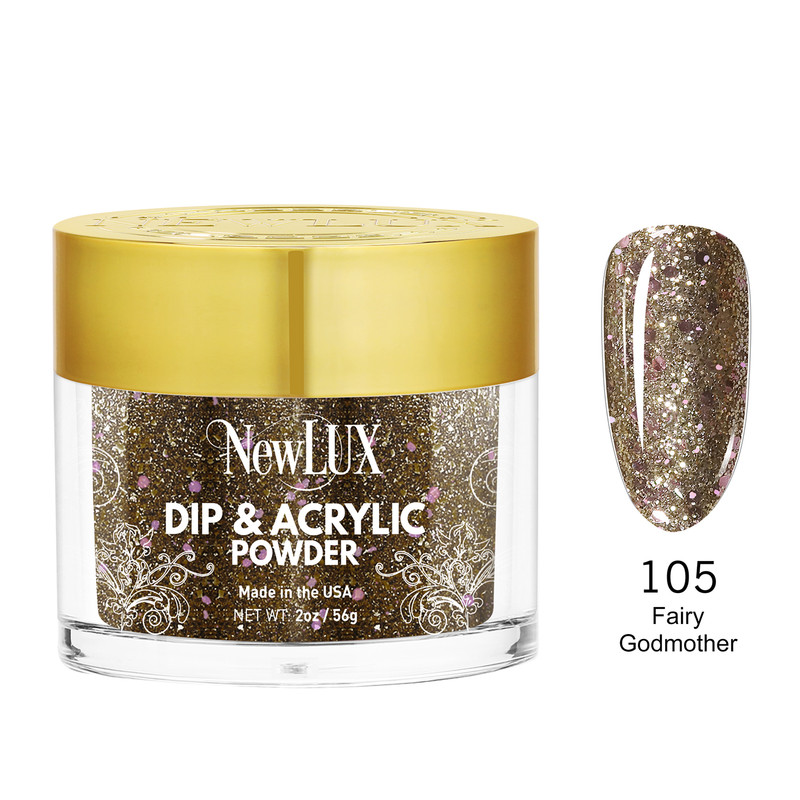 NewLux Dip & Acrylic 2oz  - #105 Fairy Godmother