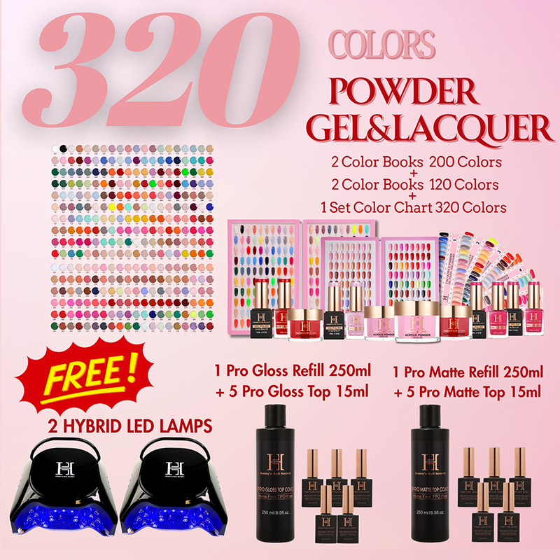 Honey Secret Combo #001 - #320 =320 colors x $11.60. Free 2 LED Lamps, 2 Set Booklets, 1 Set Tip 320 colors 