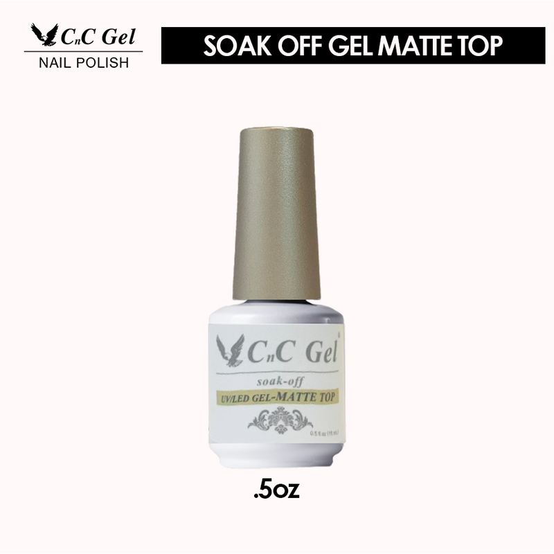 CnC Soak-Off Gel Matte Top 0.5 oz