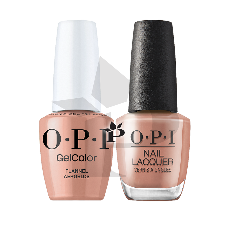 OPI Duo #GC F027 Flannel Aerobics