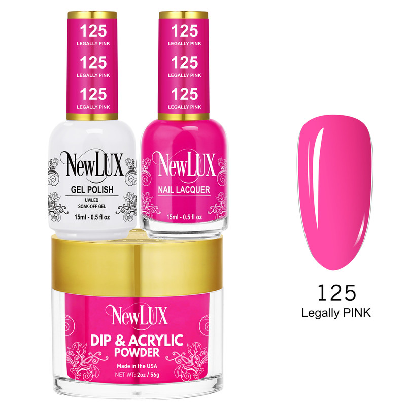 NewLux Combo - #125 Legally Pink