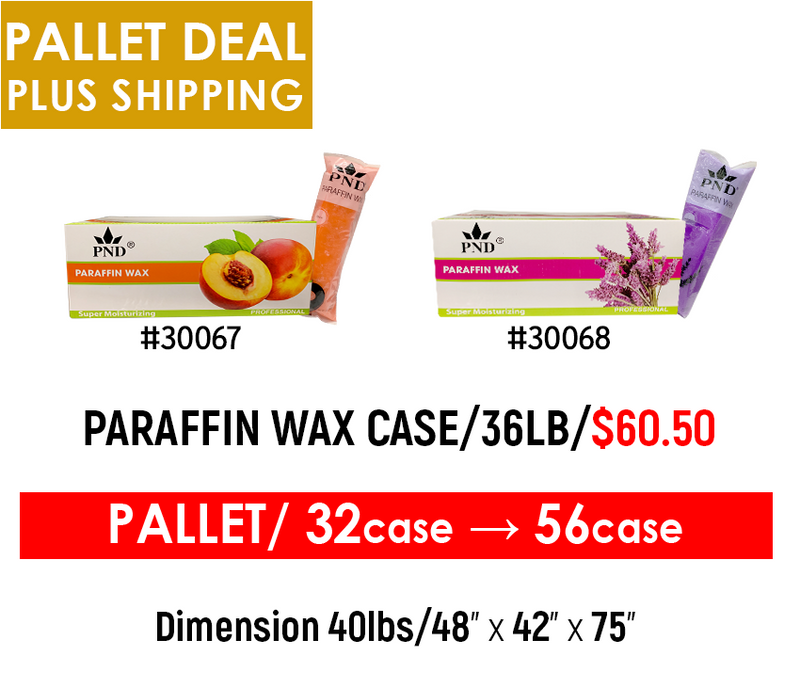Pallet Deals PND Paraffin Wax Case/36LB x $60.50