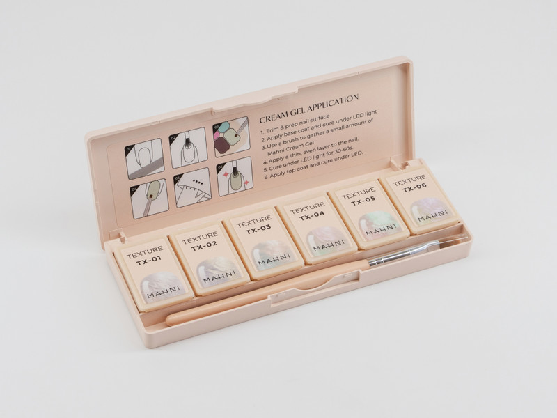 Mahni Cream Gel Texture Palette/6 colors: #01-06