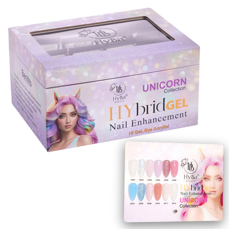 Hyba - Hybrid Gel Kit/12 colors #8 Unicorn
