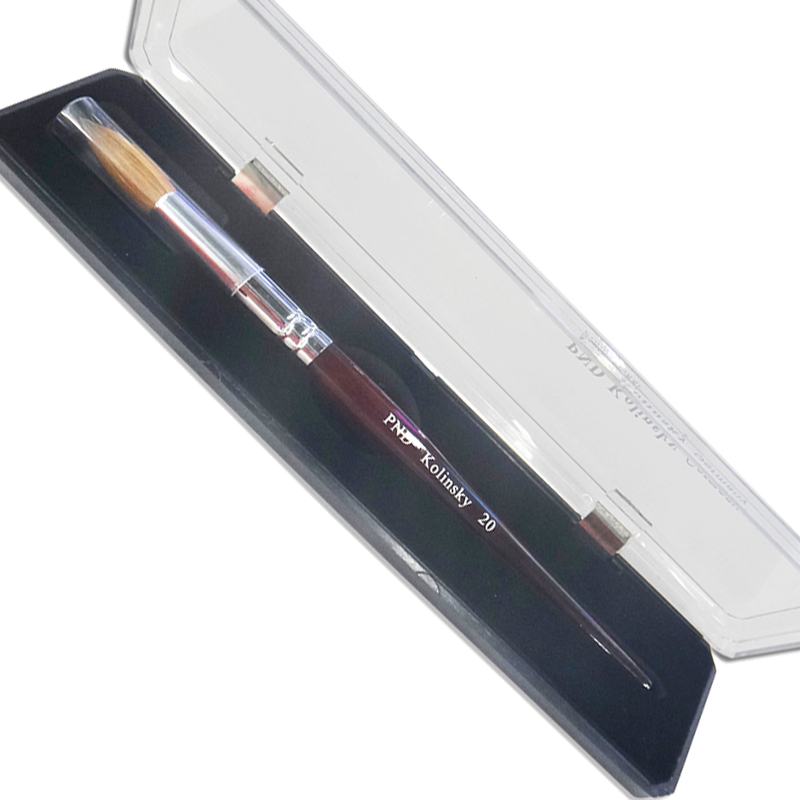 PND Acrylic Nail Brushes/w box (NOT Pinched/Pressed) #8  to #22 (Prices change by size)