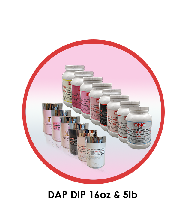 Pink White Dap Dip 16oz image