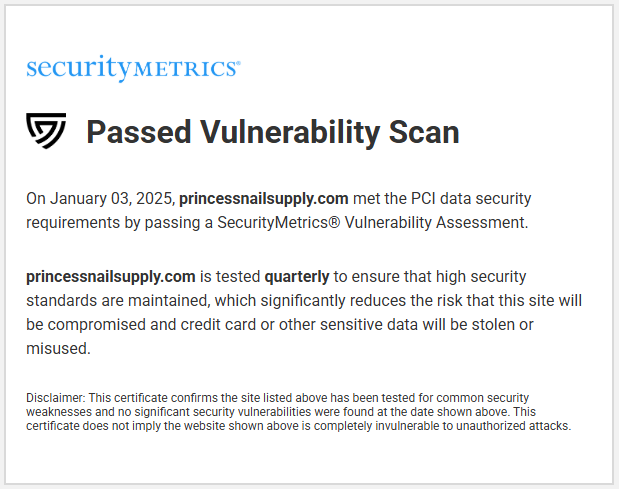 PCI DSS Certificate
