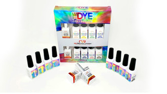 NR Tie Dye (Marble Ink) Kit/10pcs (8colors + Base + Top) (Close Out)