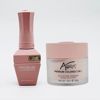 Aora 2in1 Set: Gel + Dip|Acrylic -#04 - Sheerly Pink