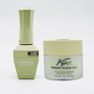 Aora 2in1 Set: Gel + Dip|Acrylic -#42 - Milky Mint