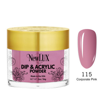 NewLux Dip & Acrylic 2oz  - #115 Corporate Pink