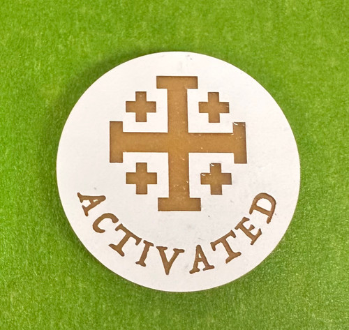 Crusades, Jerusalem  Activation Markers, Gold  6 Pack