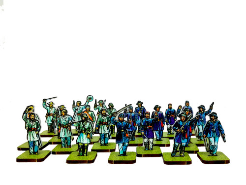 18mm ACW Union and CS Officers