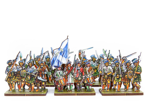 28mm Jacobite Highlanders
