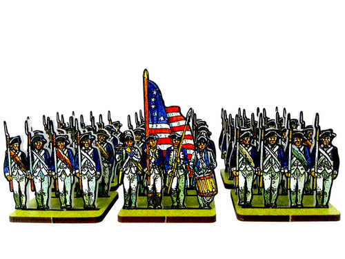 18mm AWI American Continental Infantry