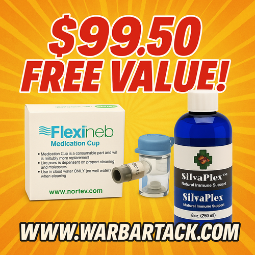 FREE Flexineb med cup & 8 oz silvaplex w/ purchase of an E3 Complete kit!