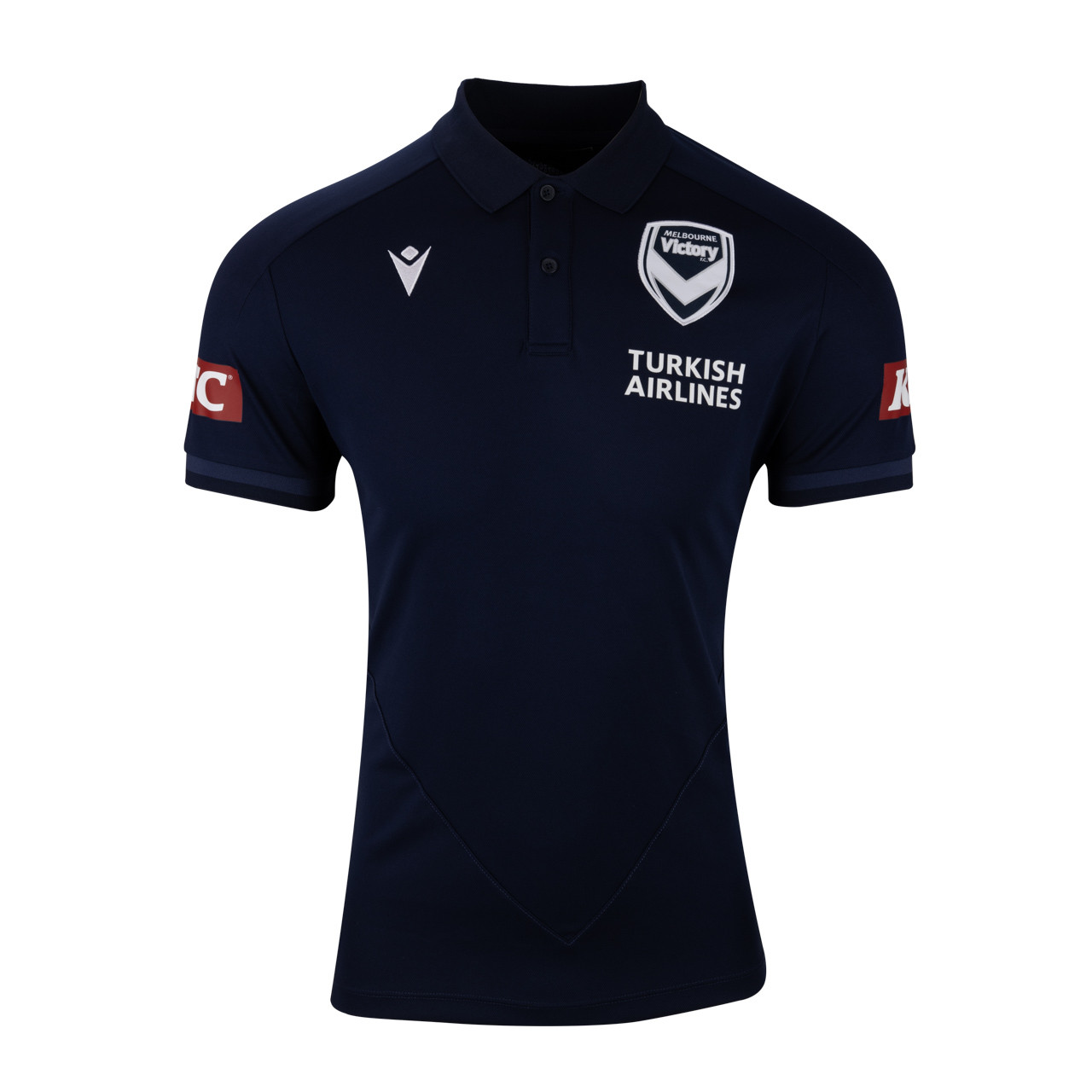  Melbourne Victory ポロシャツ Sサイズ Melbourne Victory 24/25 Macron Adults Player Travel Polo