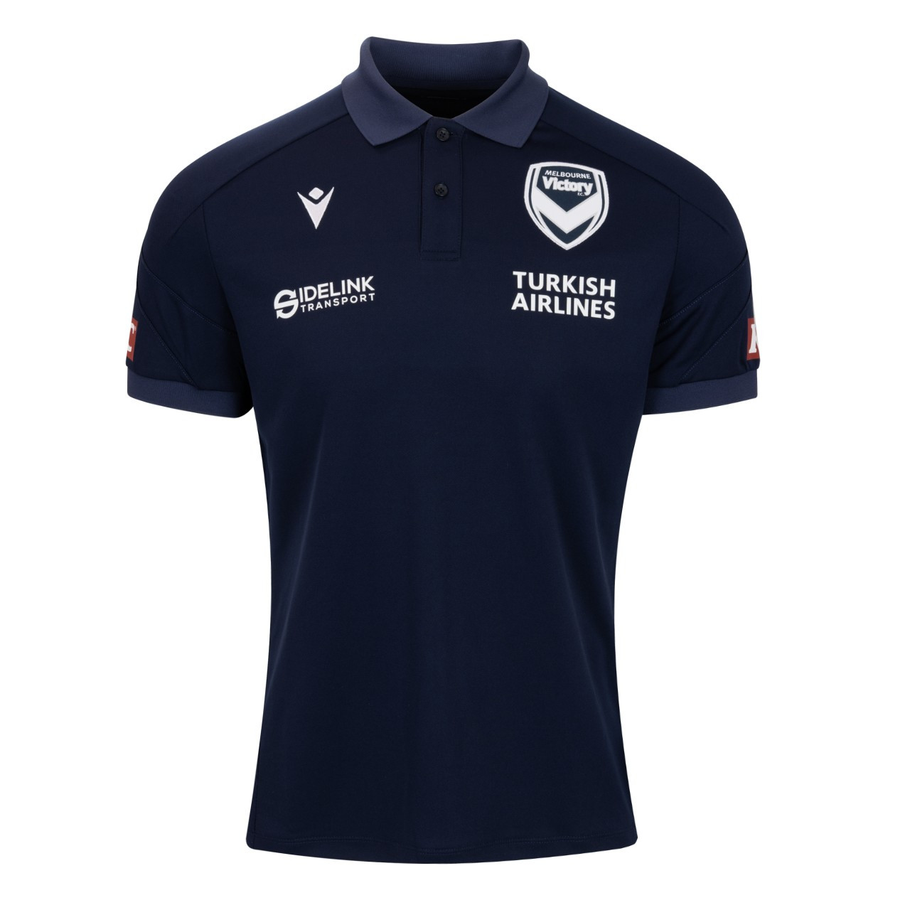  Melbourne Victory ポロシャツ Sサイズ Melbourne Victory 25/26 Macron Adults Media Polo