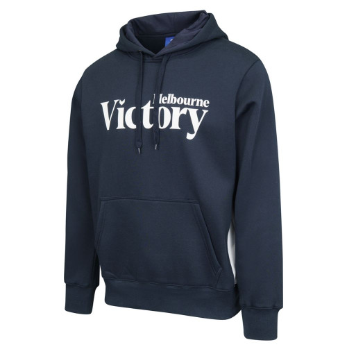 Melbourne Victory Adults Side Panel Hoody Navy