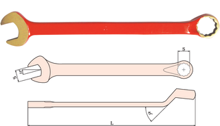Wrench, Combination (metric) Offset Ring End