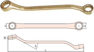 Wrench, Double Box Offset  (American Type) (metric)