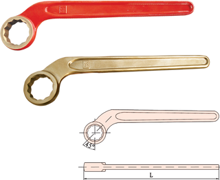 Wrench, Single Bent Box (metric)