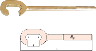 Valve Wrench, C Type, 450mm