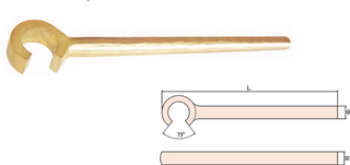 Valve Wrench, C Type, 600mm