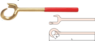 Non Sparking Valve Spanner (metric) 40mmx355mm