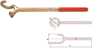 Non Sparking Valve Spanner (metric)-1