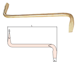 Slotted Offset Screwdriver (DIN 5200)