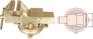 Non Sparking Parallel Bench Vice