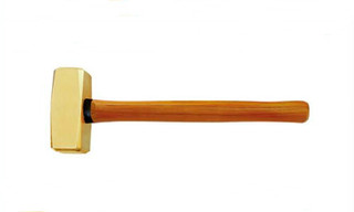 Brass Sledge Hammer (German Type) with Wooden Handle