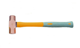 Copper Sledge Hammer with Heavy Duty Fibreglass Handle Integrated with Rubber Grip