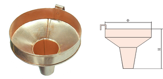 Copper Oil Funnel