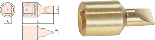 Screwdriver Socket 1/2"x52mm