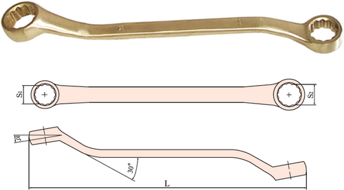 Wrench, Double Box Offset  (American Type) (metric)