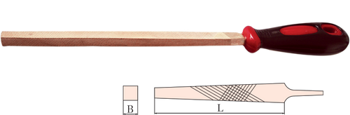 File, Square with Heavy Duty Plastic Handle