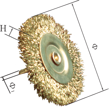 Brass Wire Wheel Brush