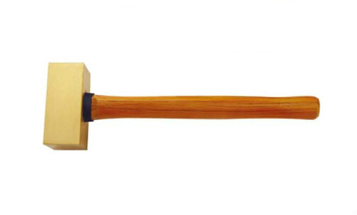 Brass Hammer, Double Face with Wooden Handle