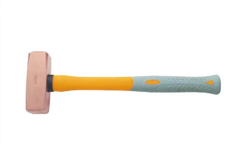 Copper Sledge Hammer (German Type) with Heavy Duty Fibreglass Handle Integrated with Rubber Grip