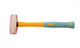 Copper Flat Hammer (Euro Type) with Heavy Duty Fibreglass Handle Integrated with Rubber Grip