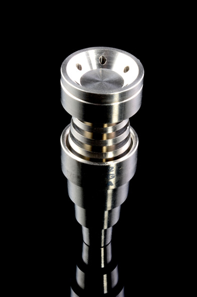 (US Made) GR2 Male/Female Multi Size Domeless Titanium Nail with Lid - BS393