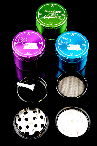Cheech and Chong's Up in Smoke Aluminum 4 Part 50mm Grinder - G0215