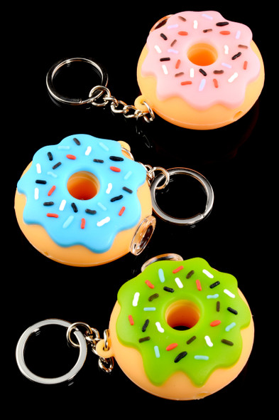 Silicone Donut Keychain Pipe - P1740