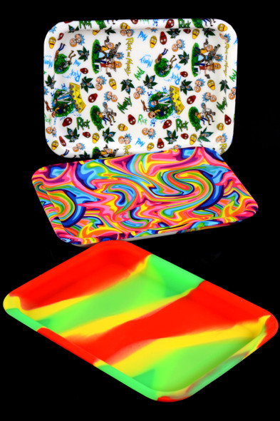 Small Silicone Design Rolling Tray - RP263