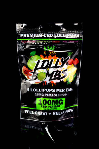 Lolly Bombs 4 Count CBD Lollipops - CBD260