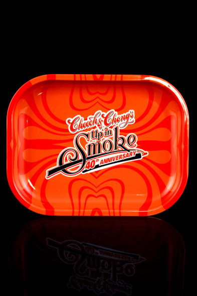 Cheech & Chong's "Up in Smoke" 40th Anniversary Small Metal Rolling Tray - RP276
